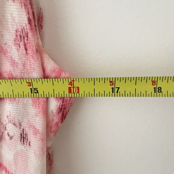 Y2K Sleeveless Blouse S Pink Ruffle Ruched Hem Barbie Coquette Fairy Romantic - Picture 8 of 9